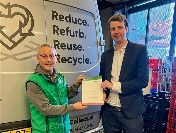 Carino haalt oude IT-apparatuur op bij Mövenpick Hotel in hartje Amsterdam